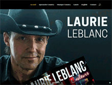 Tablet Screenshot of laurieleblanc.com